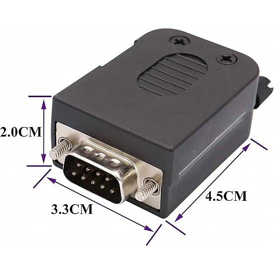 DB9 Screw Terminals To Female RS232 With Shell DB9 Screw Terminals To Female RS232 With Shell