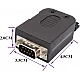 DB9 Screw Terminals To Female RS232 With Shell DB9 Screw Terminals To Female RS232 With Shell