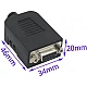 DB9 Screw Terminals To Male RS232 With Shell DB9 Screw Terminals To Male RS232 With Shell