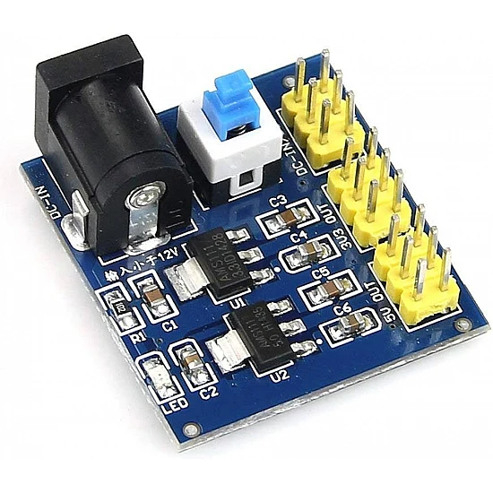 DC-DC 12V to 3.3V 5V Multi-output Power Supply Module DC-DC 12V to 3.3V 5V Multi-output Power Supply Module