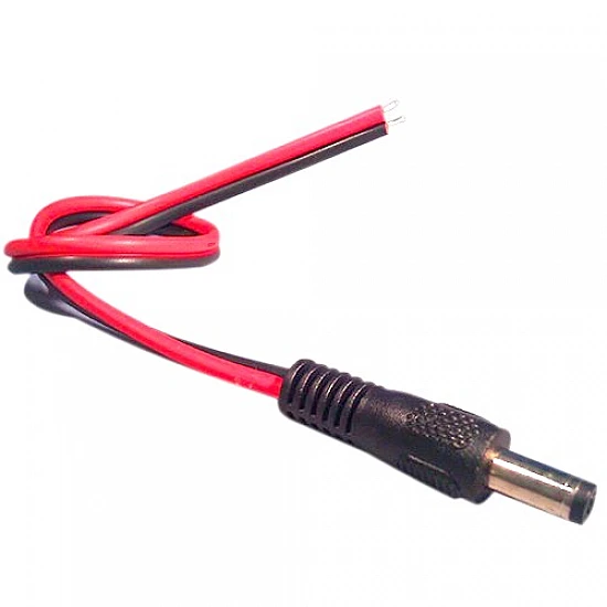 DC Jack Male Barrel Connector with Cable DC Jack Male Barrel Connector with Cable