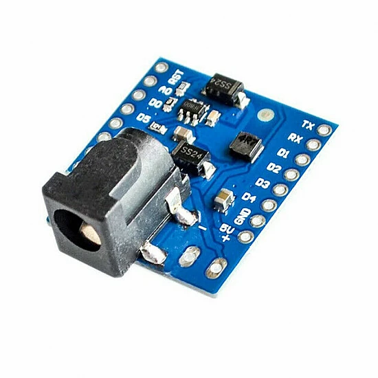 DC Power Shield V1.1.0 for WEMOS D1 mini DC Power Shield V1.1.0 for WEMOS D1 mini