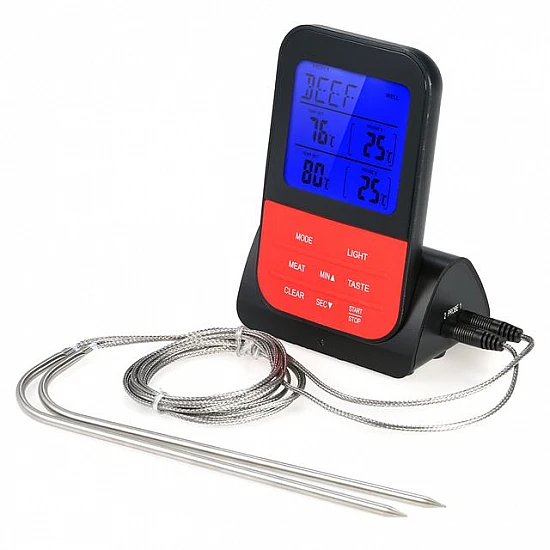 Digital Wireless Remote BBQ Thermometer Dual Probe Digital Wireless Remote BBQ Thermometer Dual Probe