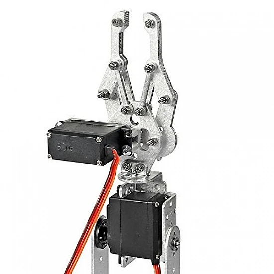 DIY 3DOF 3-Axis Metal Robot Mechanical Arm with Gripper Clamp Kit DIY 3DOF 3-Axis Metal Robot Mechanical Arm with Gripper Clamp Kit
