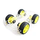DIY Car Robot Kit - Chassis,4 x Motor,4 x Wheels and other Accessories - DIY Car Robot Kit - Chassis,4 x Motor,4 x Wheels and other Accessories - Robot Spare Parts -