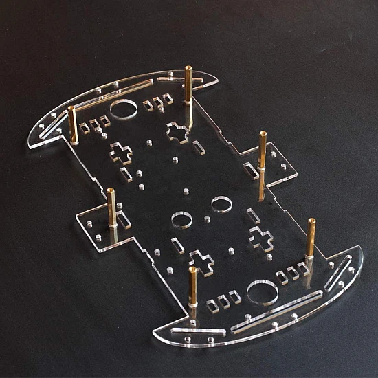 DIY Car Robot Kit - Chassis,4 x Motor,4 x Wheels and other Accessories - DIY Car Robot Kit - Chassis,4 x Motor,4 x Wheels and other Accessories - Robot Spare Parts -