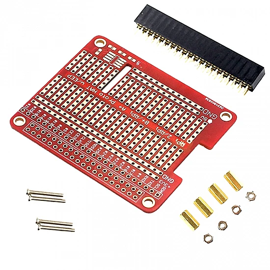 DIY Proto HAT Shield for Raspberry Pi 3 /4B DIY Proto HAT Shield for Raspberry Pi 3 /4B