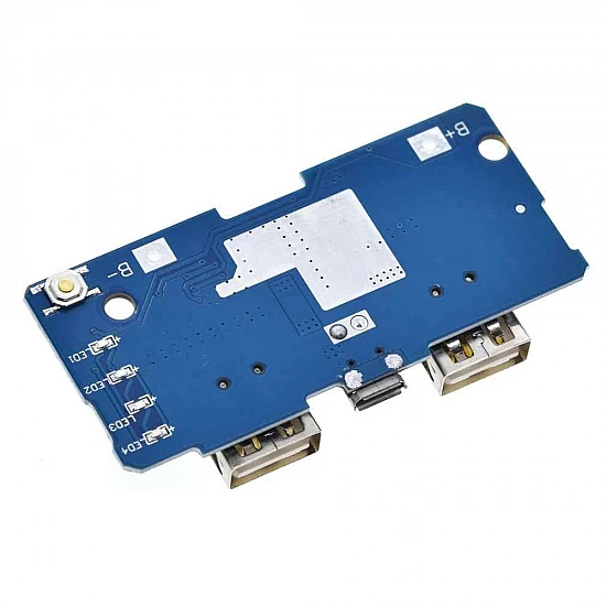 Dual Micro USB 3.7V to 5V 2A Power Bank 18650 Lipo Charger with LED Dual Micro USB 3.7V to 5V 2A Power Bank 18650 Lipo Charger with LED
