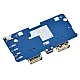 Dual Micro USB 3.7V to 5V 2A Power Bank 18650 Lipo Charger with LED Dual Micro USB 3.7V to 5V 2A Power Bank 18650 Lipo Charger with LED