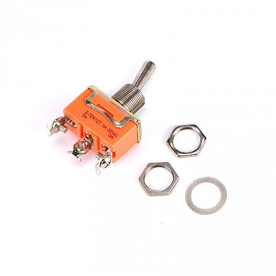 E-TEN1121 Orange 3pin 2 position Toggle Switch E-TEN1121 Orange 3pin 2 position Toggle Switch