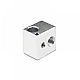 E3D V5 Aluminum Heater Block 16*16*12mm E3D V5 Aluminum Heater Block 16*16*12mm