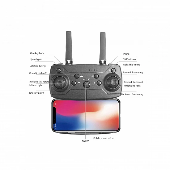 E88 Foldable 4K Mini Drone RC Quadrocopter With WIFI FPV Wide Angle HD Dual Camera E88 Foldable 4K Mini Drone RC Quadrocopter With WIFI FPV Wide Angle HD Dual Camera