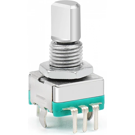 EC11 Rotary Encoder Half Shaft Handle Potentiometer | 15mm EC11 Rotary Encoder Half Shaft Handle Potentiometer | 15mm