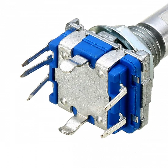 EC11 Rotary Encoder Half Shaft Handle Potentiometer | 15mm EC11 Rotary Encoder Half Shaft Handle Potentiometer | 15mm