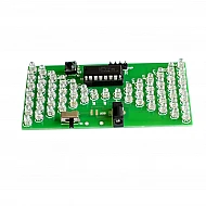 Electronic Hourglass Shape Flashing LED DIY Kit