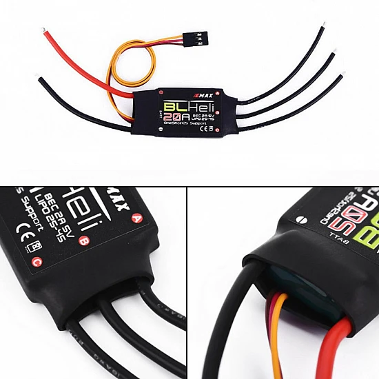EMAX BLHeli 20A Brushless ESC for RC Model(High Quality) EMAX BLHeli 20A Brushless ESC for RC Model(High Quality)