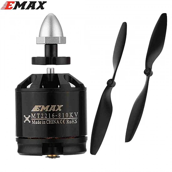 Emax 810kv MT2216 Brushless Motor with 1 pair 1045 Propeller Original - Multirotor Emax 810kv MT2216 Brushless Motor with 1 pair 1045 Propeller Original - Brushless Motor - Multirotor