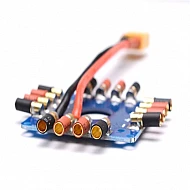 ESC Power Distribution Board Soldered XT60 Plug & 3.5mm Banana Bullet Connectors for Multicopter FPV