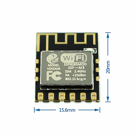 ESP-M3 ESP8285 Serial Wireless WiFi Transmission Module Compatible with ESP8266 ESP-M3 ESP8285 Serial Wireless WiFi Transmission Module Compatible with ESP8266