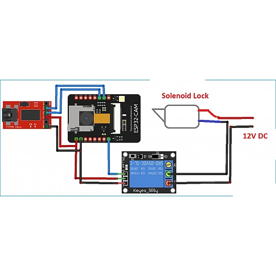 ESP32 CAM based Face Recognition Door Lock System STEM DIY KIT ESP32 CAM based Face Recognition Door Lock System STEM DIY KIT