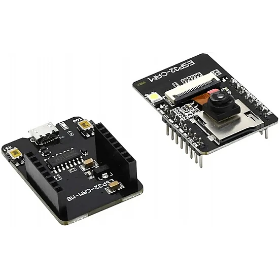 ESP32 CAM + ESP32-CAM-MB Micro USB Download Module ESP32 CAM + ESP32-CAM-MB Micro USB Download Module