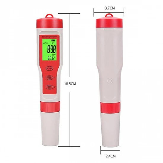 EZ9908 pH/TDS/EC/TEMP 4-in-1 Pen-type Tester EZ9908 pH/TDS/EC/TEMP 4-in-1 Pen-type Tester