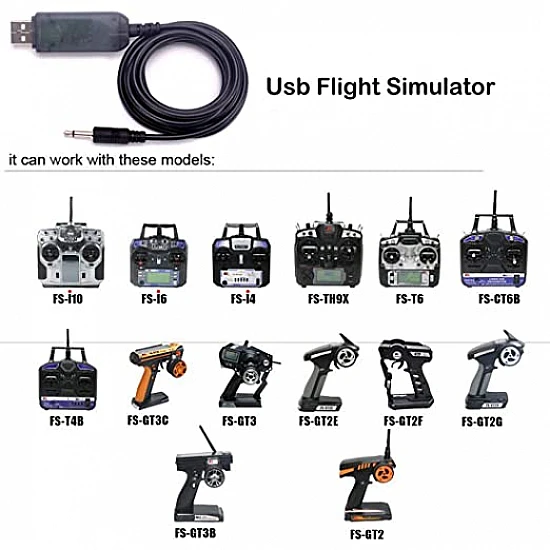 FlySky FMS 2.4G Aeromodelling USB SImulator FlySky FMS 2.4G Aeromodelling USB SImulator