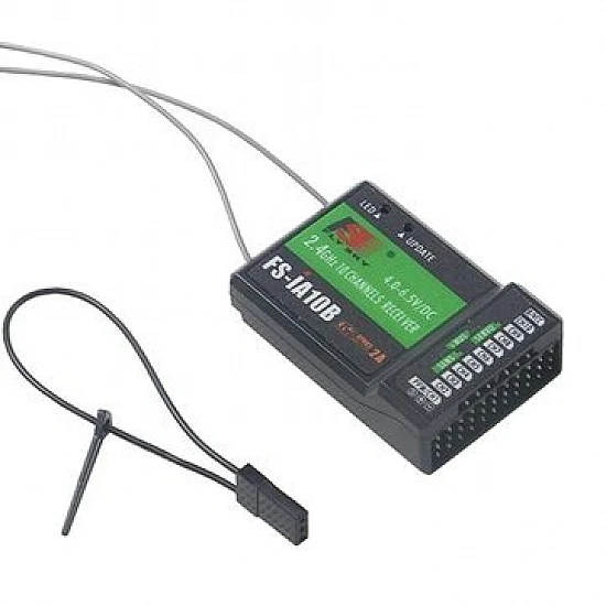 Flysky FS-i6X 2.4GHz 6CH AFHDS 2A RC Transmitter With FS-iA10B 2.4GHz 10CH Receiver Flysky FS-i6X 2.4GHz 6CH AFHDS 2A RC Transmitter With FS-iA10B 2.4GHz 10CH Receiver