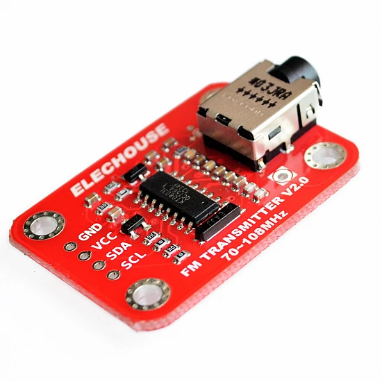 FM Transmitter V2.0 Digital FM Radio Module for Arduino FM Transmitter V2.0 Digital FM Radio Module for Arduino
