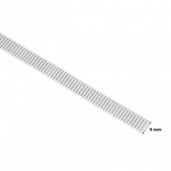 GT2 9mm White Open Loop Timing Belt for 3D Printer - 1 Meter