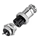 GX16 2-Pin Circular Aviation Socket Plug Male and Female Panel Connector GX16 2-Pin Circular Aviation Socket Plug Male and Female Panel Connector