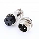 GX16 2-Pin Circular Aviation Socket Plug Male and Female Panel Connector GX16 2-Pin Circular Aviation Socket Plug Male and Female Panel Connector