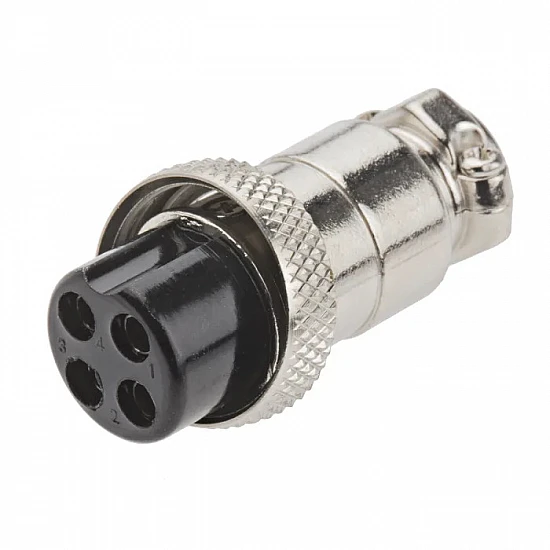 GX16 4 pin Female Core Aviation Socket Connector GX16 4 pin Female Core Aviation Socket Connector