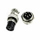 GX16 5-Pin Circular Aviation Socket Plug Male and Female Panel Connector GX16 5-Pin Circular Aviation Socket Plug Male and Female Panel Connector
