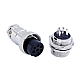 GX16 7-Pin Circular Aviation Socket Plug Male and Female Panel Connector GX16 7-Pin Circular Aviation Socket Plug Male and Female Panel Connector