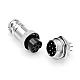 GX16 8-Pin Circular Aviation Socket Plug Male and Female Panel Connector GX16 8-Pin Circular Aviation Socket Plug Male and Female Panel Connector