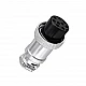 GX16 9-Pin Circular Aviation Socket Plug Male and Female Panel Connector GX16 9-Pin Circular Aviation Socket Plug Male and Female Panel Connector