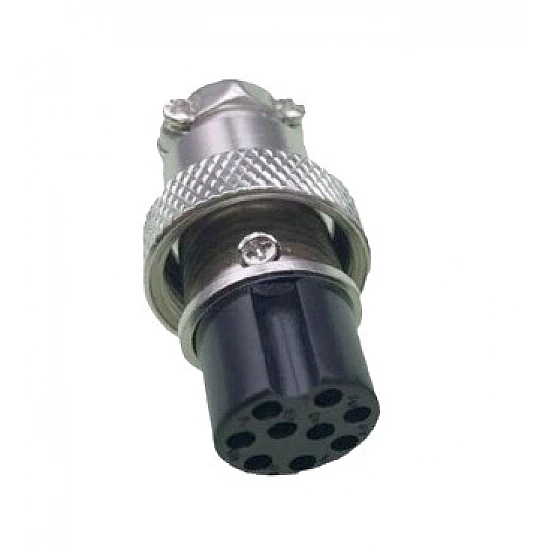 GX16 9 pin Female Core Aviation Socket Connector GX16 9 pin Female Core Aviation Socket Connector