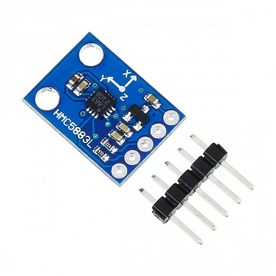 GY-273 3V-5V HMC5883L Triple Axis Compass Magnetometer Sensor Module GY-273 3V-5V HMC5883L Triple Axis Compass Magnetometer Sensor Module