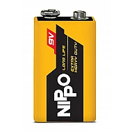 Nippo Battery 9V With Connector For Arduino/ Robotics