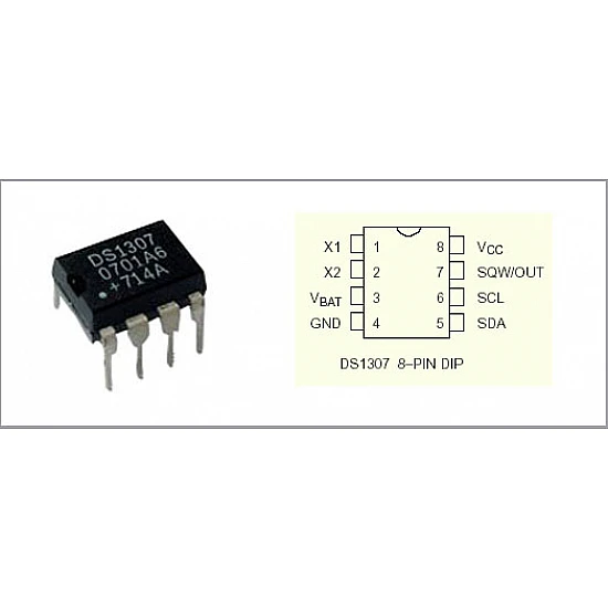 DS1307 PDIP-8 Real Time Calendar and Clock - Core Electronics DS1307 PDIP-8 Real Time Calendar and Clock - ICs - Integrated Circuits & Chips - Core Electronics