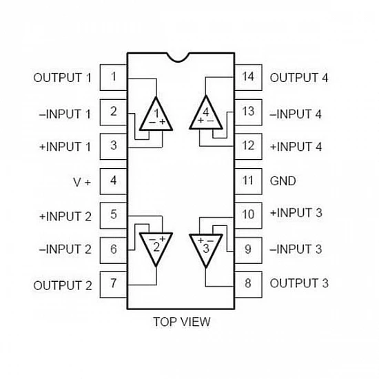 LM324 IC - Low Power Quad Op-Amp IC - Core Electronics LM324 IC - Low Power Quad Op-Amp IC - ICs - Integrated Circuits & Chips - Core Electronics