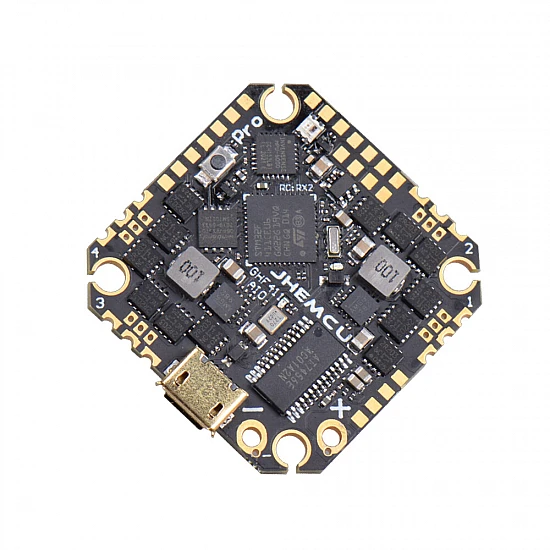 JHEMCU GHF411AIO Pro F4 OSD Flight Controller Built-in 25A BLHELI_S 2-6S 4in1 Brushless ESC JHEMCU GHF411AIO Pro F4 OSD Flight Controller Built-in 25A BLHELI_S 2-6S 4in1 Brushless ESC