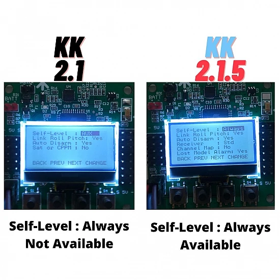 KK2.1.5 LCD Flight Controll Board for FPV Racing Drone - Multirotor KK2.1.5 LCD Flight Controll Board for FPV Racing Drone - Flight Controller - Multirotor