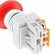 LAY37 01ZS 1 Normally Closed Self-Locking Mushroom Head Emergency Stop Switch LAY37 01ZS 1 Normally Closed Self-Locking Mushroom Head Emergency Stop Switch