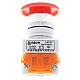 LAY37 02ZS 2 Normally Closed Self-Locking 22mm Mushroom Head Emergency Stop Switch LAY37 02ZS 2 Normally Closed Self-Locking 22mm Mushroom Head Emergency Stop Switch
