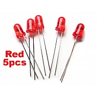 Red LED 5mm Pack Of 5  (Light Emitting Diod)