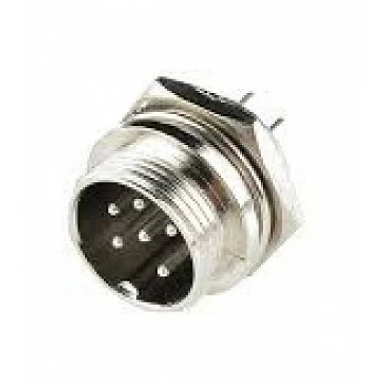 M12/GX12 6 Pin male Aviation Plug Connector M12/GX12 6 Pin male Aviation Plug Connector