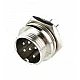 M12/GX12 6 Pin male Aviation Plug Connector M12/GX12 6 Pin male Aviation Plug Connector