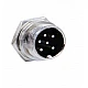 M12/GX12 6 Pin male Aviation Plug Connector M12/GX12 6 Pin male Aviation Plug Connector
